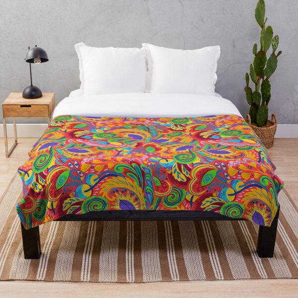 Item preview, Psychedelic Retro Hippie Design designed and sold by rebekahandco.