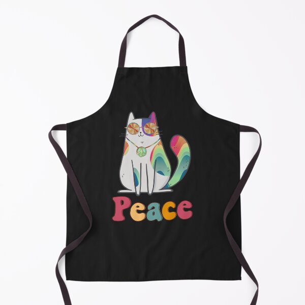 Item preview, Hippie Peace Kitty designed and sold by HappyLifeCreate.