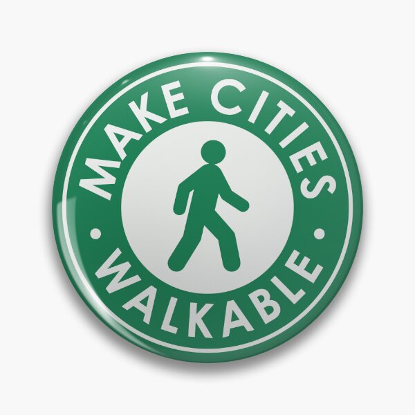 Item preview, Make Cities Walkable designed and sold by voltzandvoices.