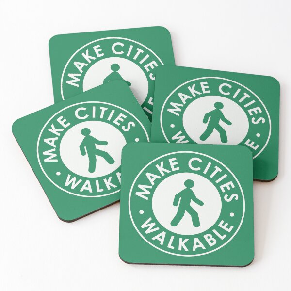 Item preview, Make Cities Walkable designed and sold by voltzandvoices.