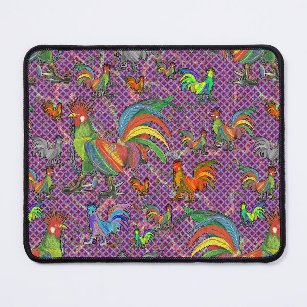 Artikelvorschau, Punky Rooster Rings & Purple-3 (PURv1.18,BGv1.29) entworfen und verkauft von AJLeibengeist.