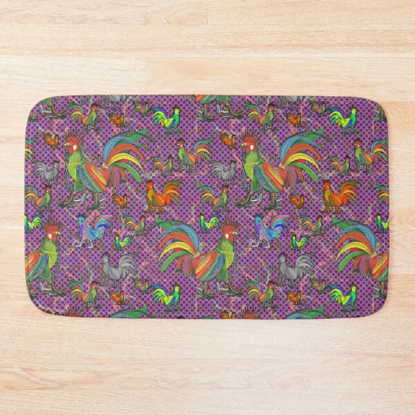Artikelvorschau, Punky Rooster Rings & Purple-3 (PURv1.18,BGv1.29) entworfen und verkauft von AJLeibengeist.