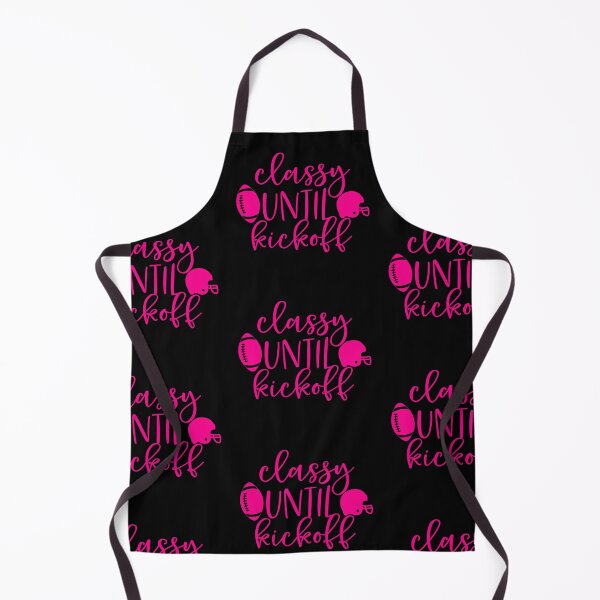 Item preview, pink football classy until kickoff sports funny designed and sold by Gossip Rag.