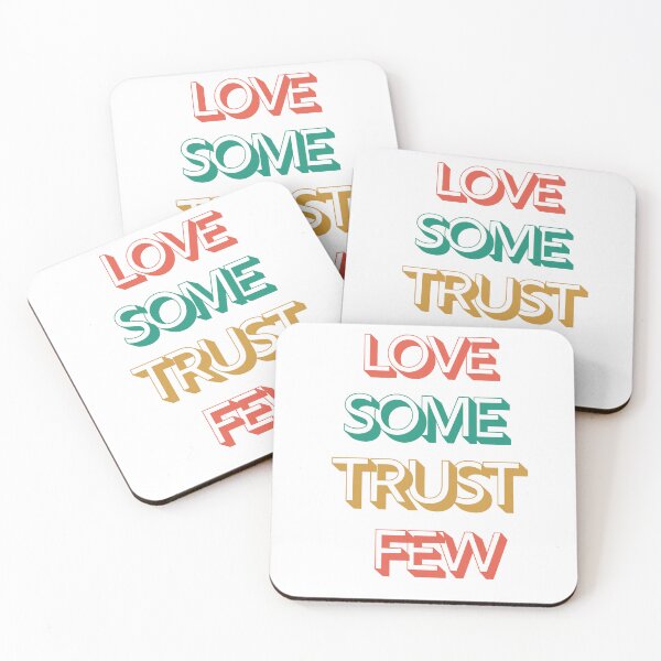 Item preview, Love some trust few  designed and sold by Ivy-si.