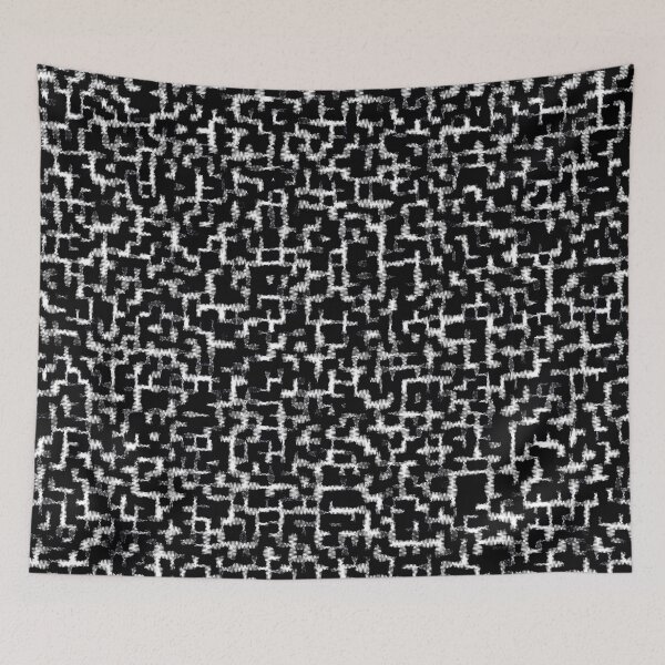 Item preview, Urban Stacked Blocks - black designed and sold by Gretchen Tiger.