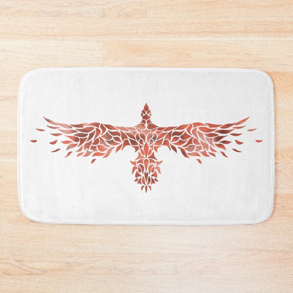 Item preview, big bird mosaic pattern red designed and sold by octo-PS.