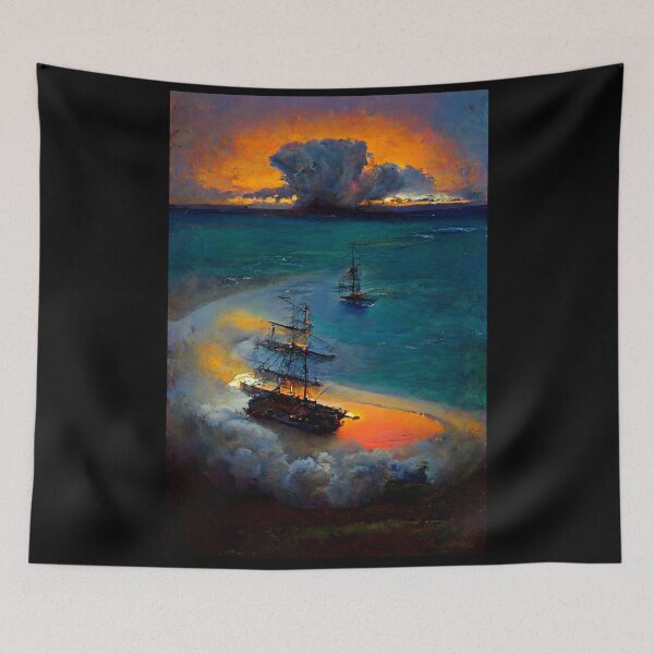 Item preview, Pirate ship battle designed and sold by occultfx.