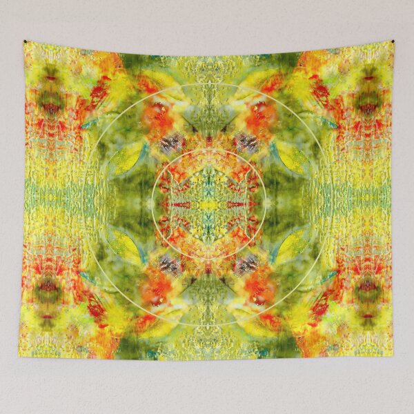Item preview, Encaustic With Leaves 01 Pattern  designed and sold by Heatherian.