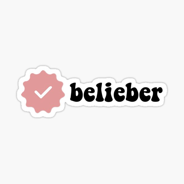 Belieber vérifié Sticker