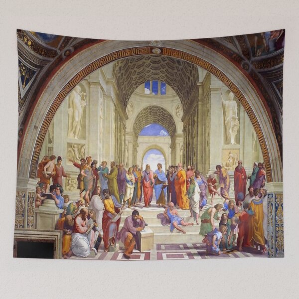 Item preview, Raphael The School of Athens, from the Stanza della Segnatura designed and sold by Olivia-One.