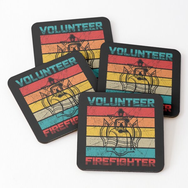 Item preview, Volunteer Firefighter Retro Sunset Design designed and sold by ThisIsMugLife.