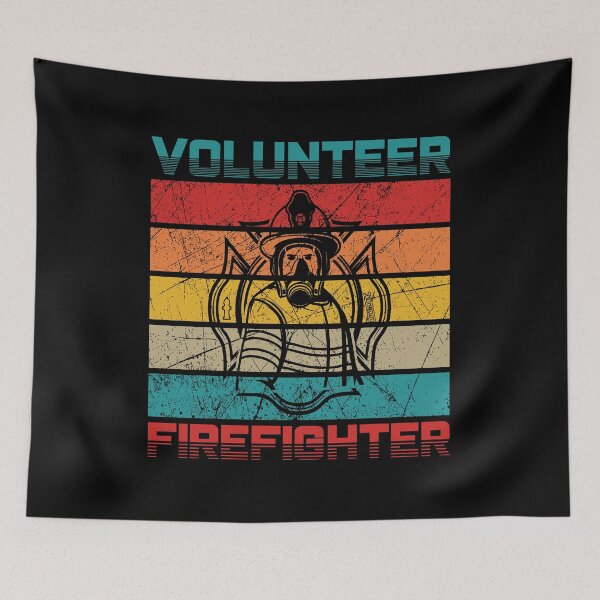 Item preview, Volunteer Firefighter Retro Sunset Design designed and sold by ThisIsMugLife.