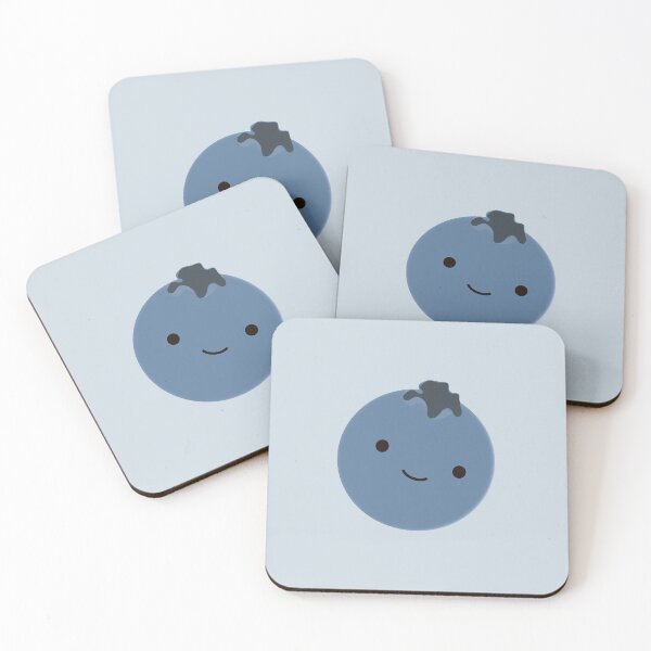 Item preview, Cute Kawaii Blueberry designed and sold by Hedgie Designs.