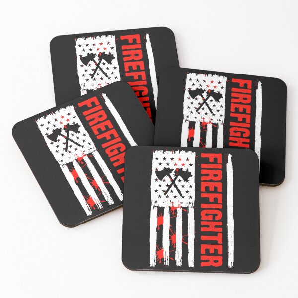 Item preview, Firefighter Flag Design designed and sold by ThisIsMugLife.
