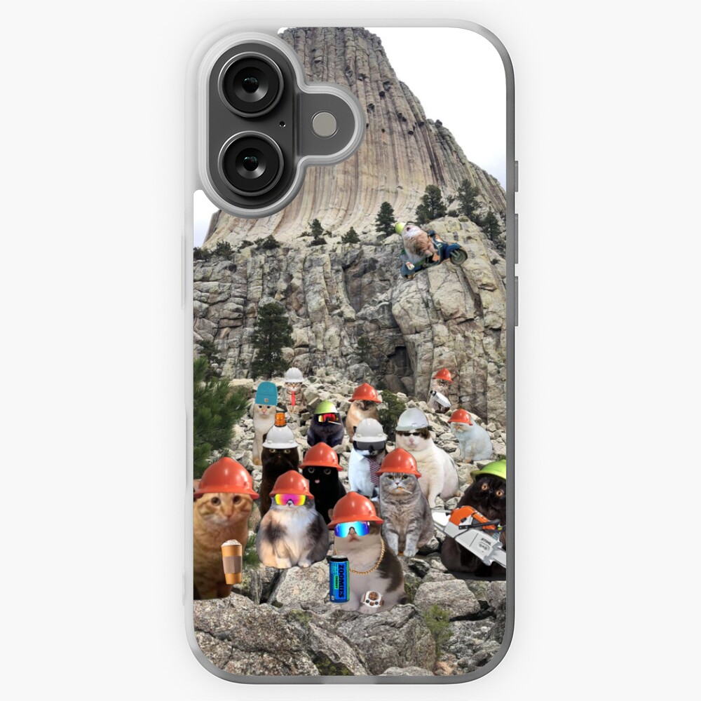Item preview, iPhone Soft Case designed and sold by Catwithhardhat.