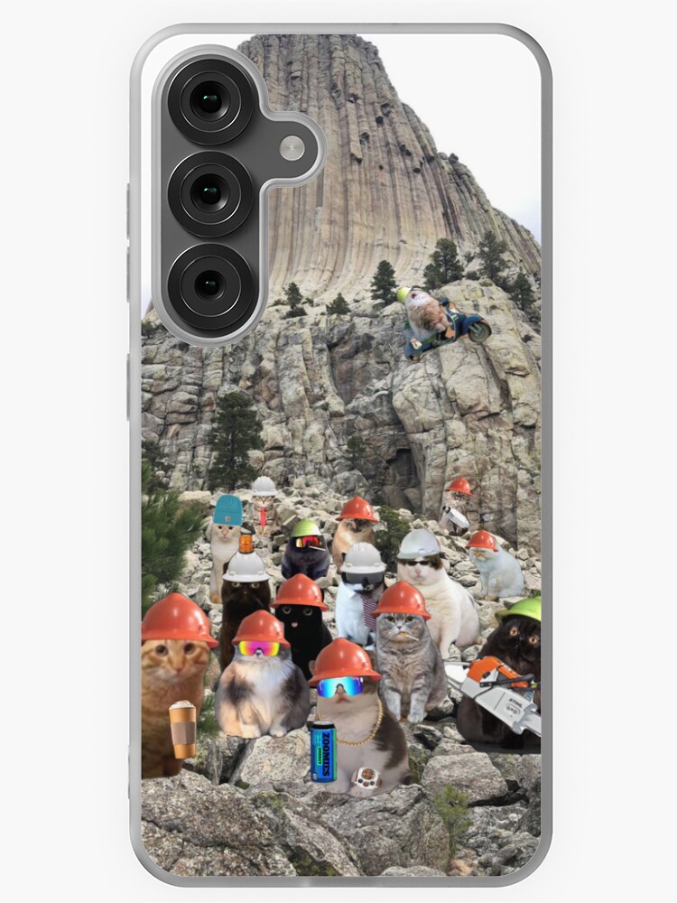 Thumbnail 1 of 4, Samsung Galaxy Phone Case, Crew Photo Phone Case designed and sold by Catwithhardhat.