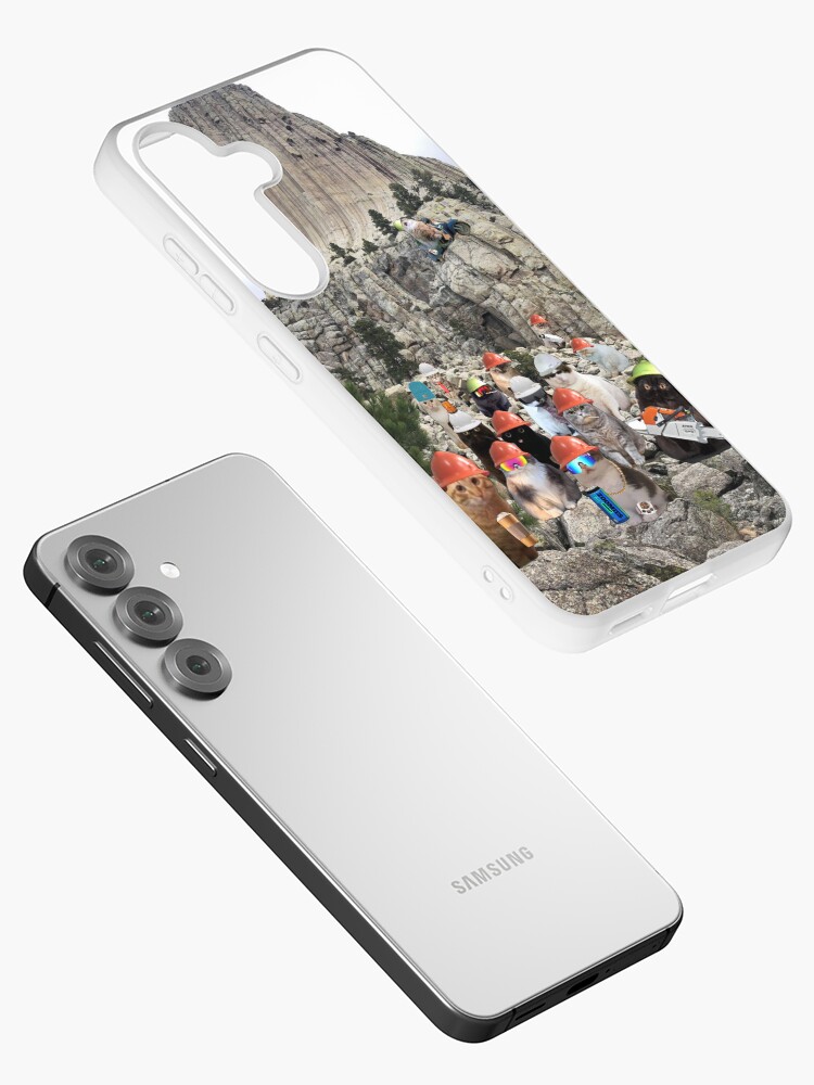 Thumbnail 2 of 4, Samsung Galaxy Phone Case, Crew Photo Phone Case designed and sold by Catwithhardhat.