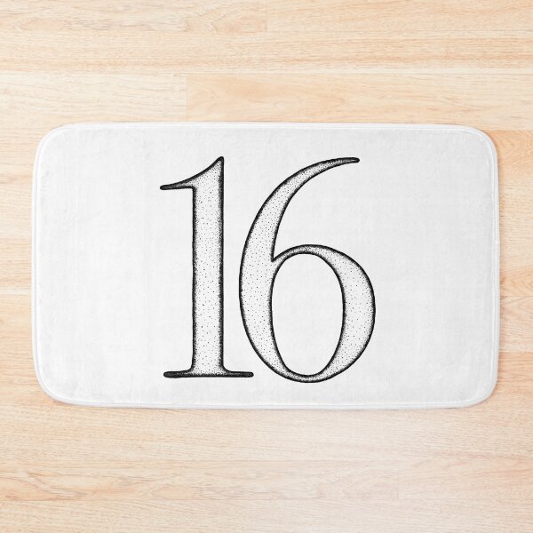 Item preview, Dotart/Dotwork illustration of Number 16 designed and sold by MagnetitaBySil.