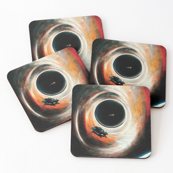 Item preview, Science Fiction Art | Spaceships Inside A Black Hole designed and sold by TMBTM.