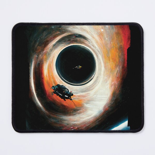 Item preview, Science Fiction Art | Spaceships Inside A Black Hole designed and sold by TMBTM.