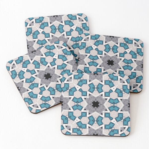 Item preview, Turquoise Tiles Mosaic Pattern  by Jenny Meehan 2 designed and sold by Jenny Meehan Art Prints and Patterns  .