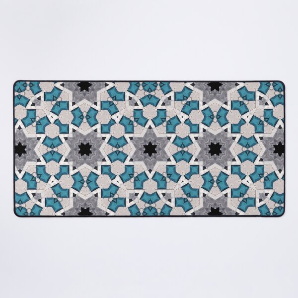 Item preview, Turquoise Tiles Mosaic Pattern by Jenny Meehan 2 designed and sold by Jenny Meehan Art Prints and Patterns .
