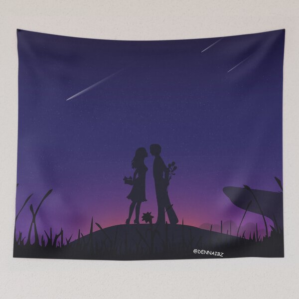 Item preview, Couples Silhouettes  Romantic Night Safari designed and sold by dennaibz.