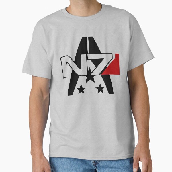 Vista previa del artículo con la obra «Camiseta Mass Effect N7 Alliance», diseñado y vendido por Prototypicality.