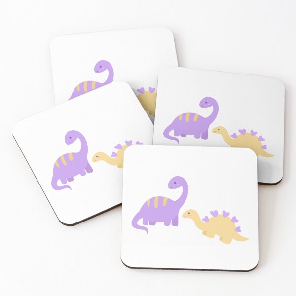Item preview, purple & gold dinos designed and sold by Camille Albers.