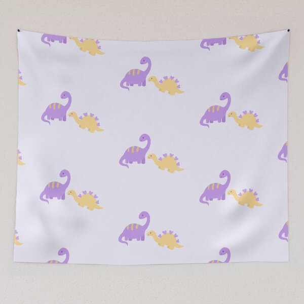 Item preview, dinosaurios morados y dorados designed and sold by Camille Albers.