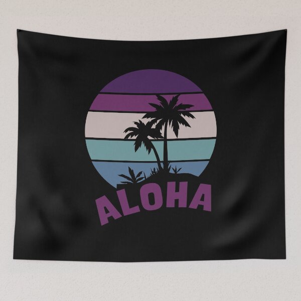 Item preview,  Vintage Hawaii Sunset - Aloha - BEACH LOVE - Sunset Chaser designed and sold by Sun Sand & Sea Art.