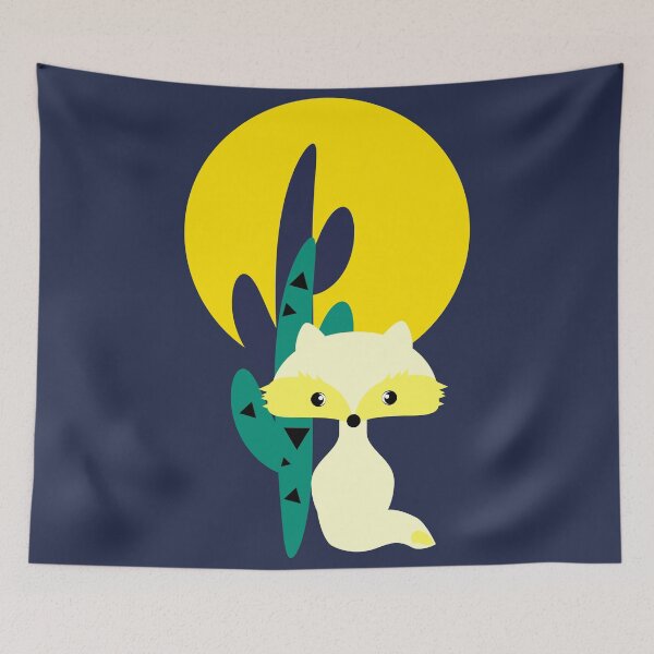 Item preview, Cute fox in the desert designed and sold by cocodes.