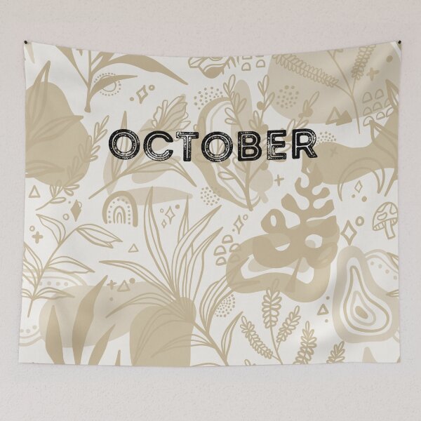 Item preview, Floral October, October Anniversary, October Birthday, Floral October Designs- designed and sold by bartdesigner.