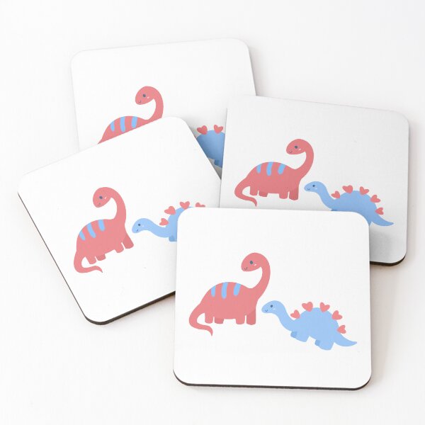 Item preview, red & blue dinos designed and sold by Camille Albers.
