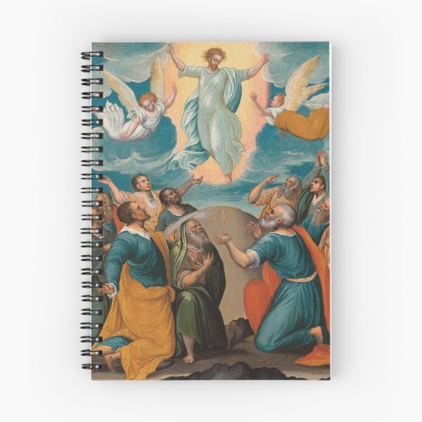 Item preview, The Ascension | Mikhail Damaskinos | 1570 Renaissance Gospel Biblical Art designed and sold by CJET.