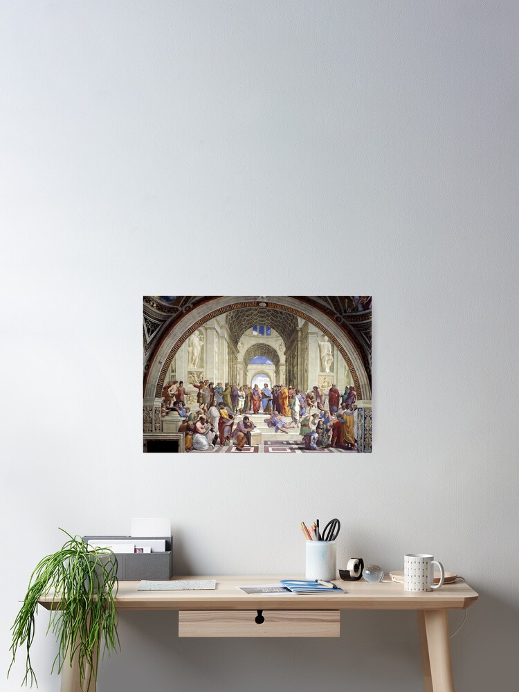 Raphael The School of Athens, from the Stanza della Segnatura Poster