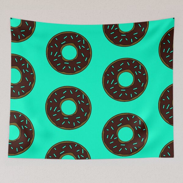 Item preview, Chocolate Donut with Mint Sprinkles designed and sold by UsumStudy.