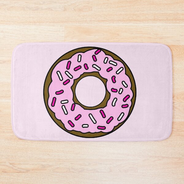 Item preview, Strawbarry Donut with Pink and White Sprinkles designed and sold by UsumStudy.