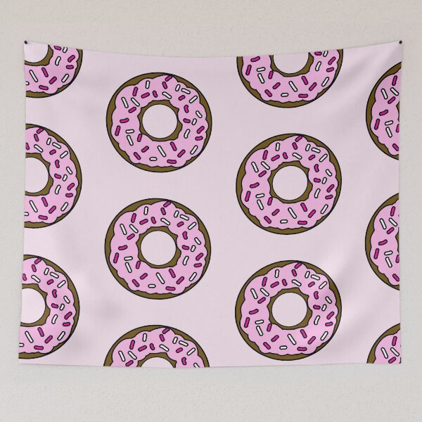 Item preview, Strawbarry Donut with Pink and White Sprinkles designed and sold by UsumStudy.