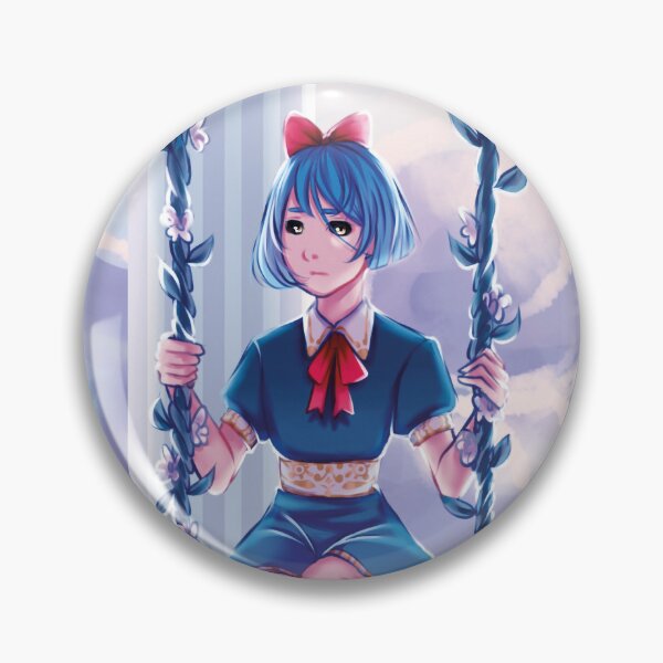 Item preview, Boy and girl on a swing on the water anime designed and sold by NakuriNiwa.