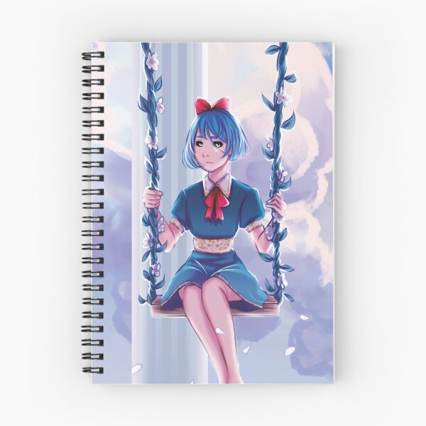 Item preview, Boy and girl on a swing on the water anime designed and sold by NakuriNiwa.
