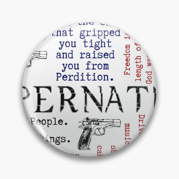Item preview, Supernatural Quote Collage designed and sold by Adia Rose.