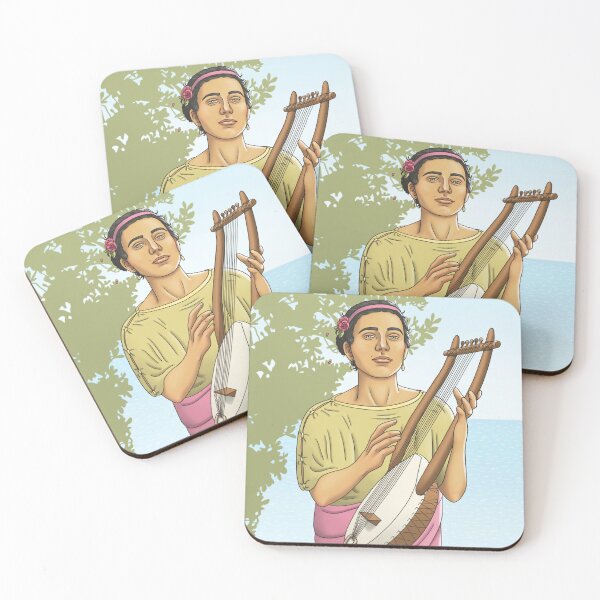 Item preview, Portrait of Sappho designed and sold by CloudyCreativa.
