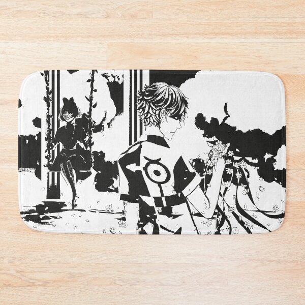 Item preview, Boy and girl on a swing on the water horror anime designed and sold by NakuriNiwa.