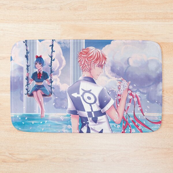 Item preview, Boy and girl on a swing on the water anime designed and sold by NakuriNiwa.