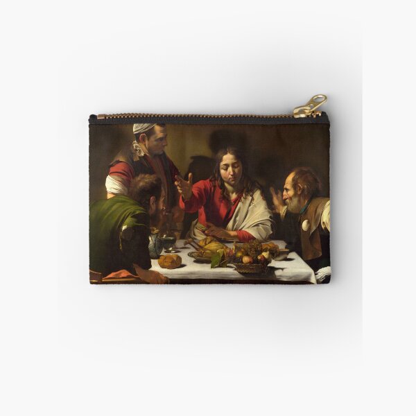 Item preview, The Supper at Emmaus | Caravaggio | 1601 Renaissance Gospel Biblical Jesus Christ Art designed and sold by CJET.
