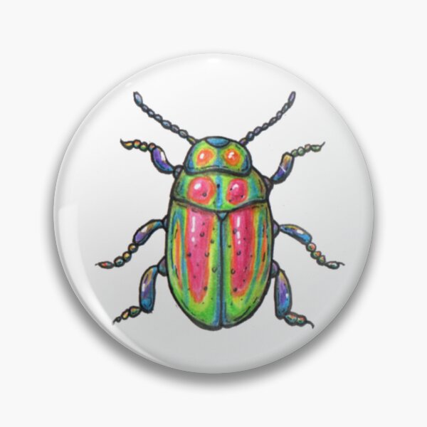 Item preview, Rainbow Leaf Beetle designed and sold by catghoststories.