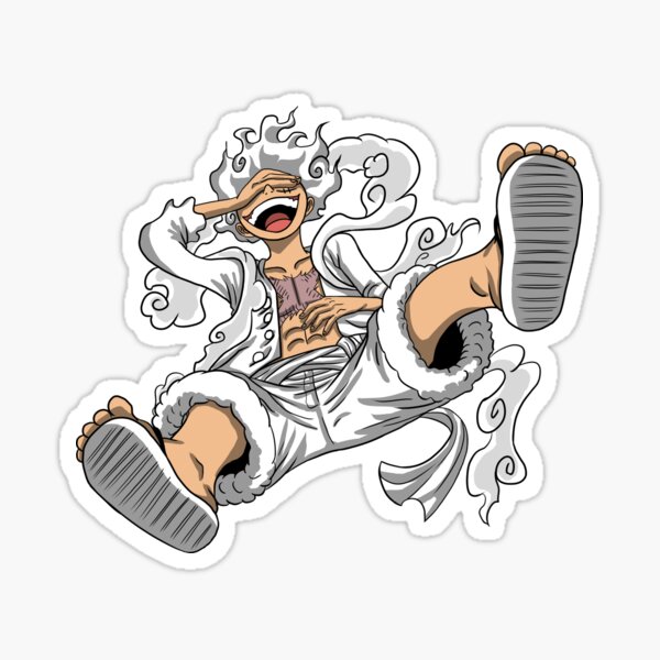 "One Piece Wanted neues KopfgeldPoster Monkey D Ruffy Gear 5 Joy Boy" Sticker von kharbache
