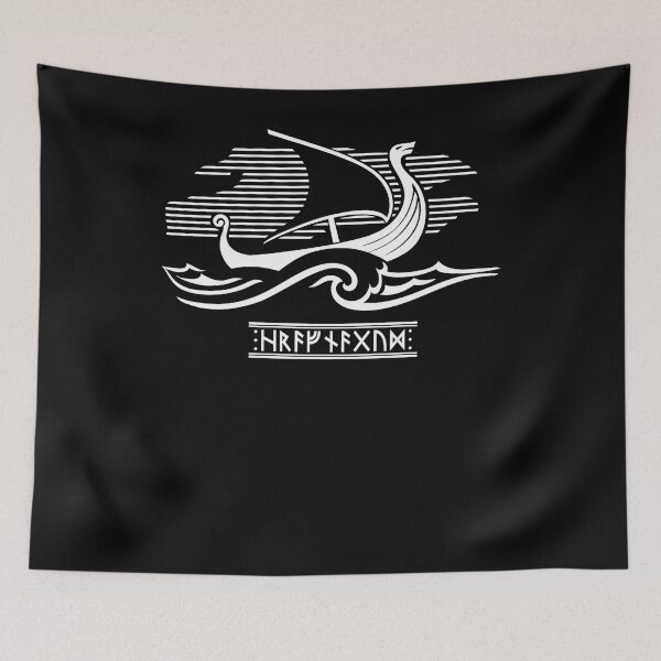 Item preview, Old Ancient Norse Viking Ship - Odin's Ship designed and sold by BellaVille.