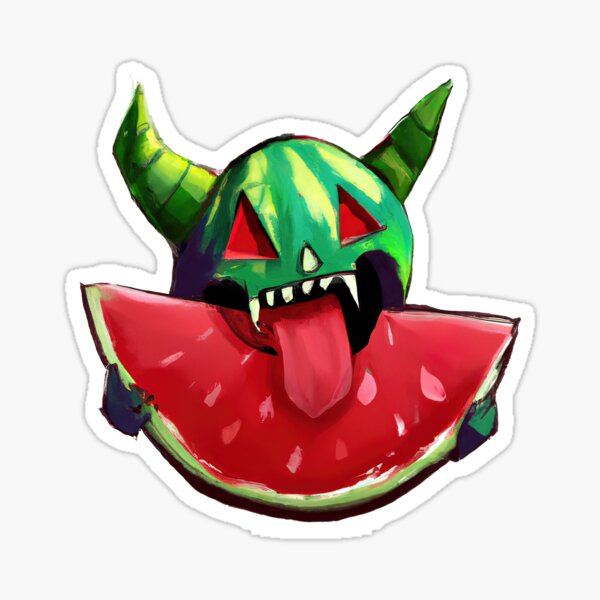 Watermelon Demon Sticker